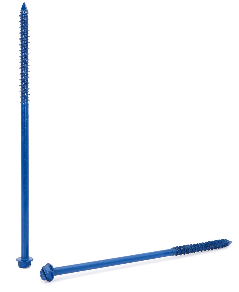 CONFAST 1/4" x 6" Hex Head Concrete Screw Anchor with Drill Bit for Anchoring to Masonry, Block or Brick (100 per Box) - Image 3